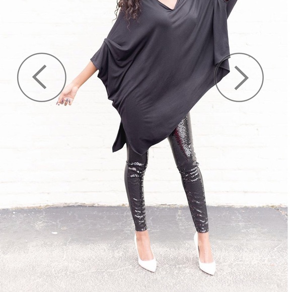 spanx leggings sequin